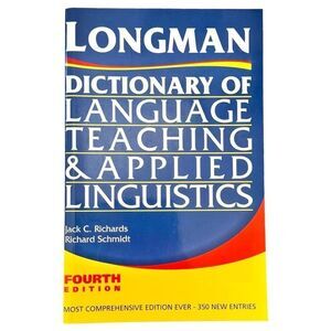 Longman Dictionary of Language and Applied Linguistics 4th Edition Textbook Book